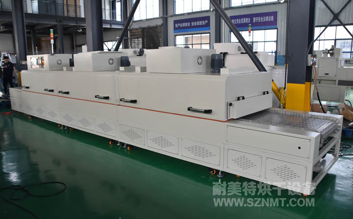 五金行業(yè)鑼絲去氫12米隧道爐烘干線